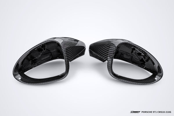 CMST Tuning Replacement Mirror Caps for Porsche Panamera 4 & 4S & Turbo 971.1 971.2 Carbon Fiber