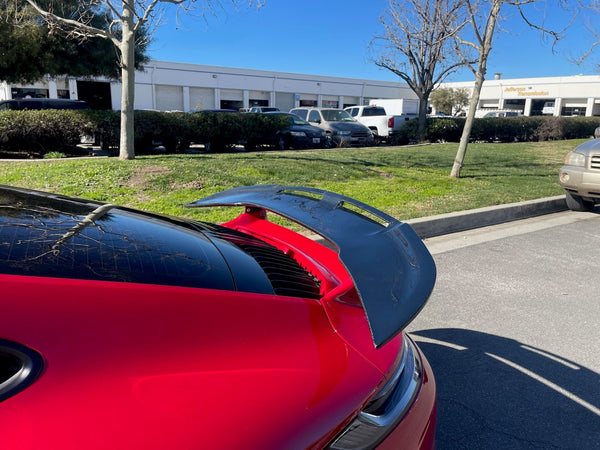 Porsche 911 992 992.1 Carrera Base/S/T/4/4S/Targa 4/Targa 4S/GTS 2020 2021 2022 2023 2024 with Aftermarket Parts - V2 Rear Wing Carbon Fiber/FRP from CMST Tuning