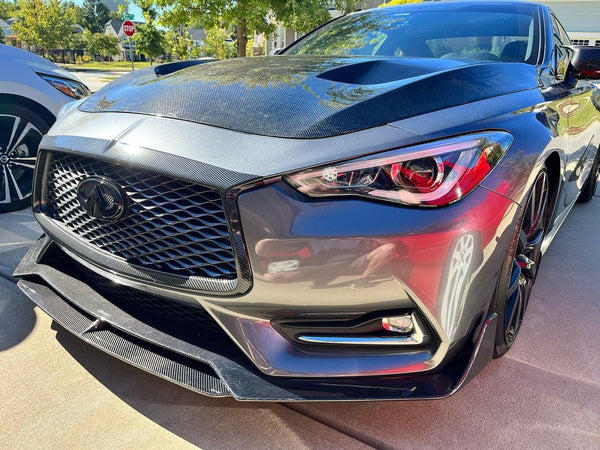 CMST Tuning Front Lip Splitter for Infiniti Q60 Carbon Fiber/FRP