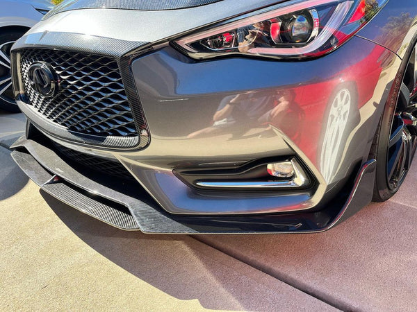 CMST Tuning Front Lip Splitter for Infiniti Q60 Carbon Fiber/FRP