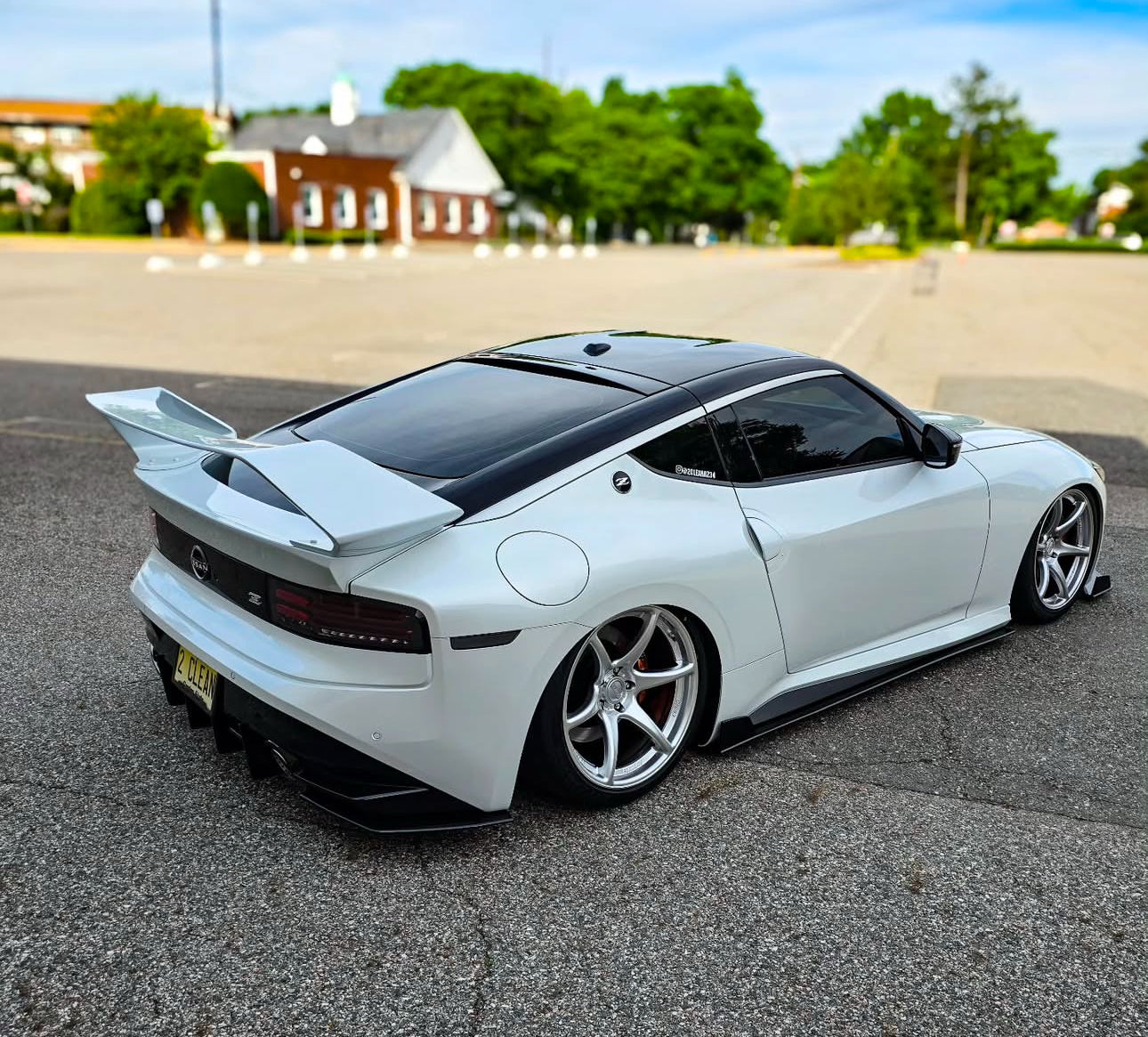PROJECT WIDEBODY X CMST Tuning Rear Spoiler Wing for Nissan RZ34 Fairl