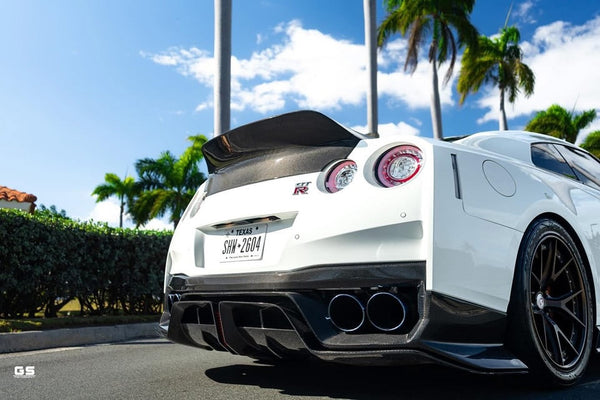CMST Tuning Extreme Ducktail Whale Tail Trunk Lid for Nissan GTR  Carbon Fiber/FRP