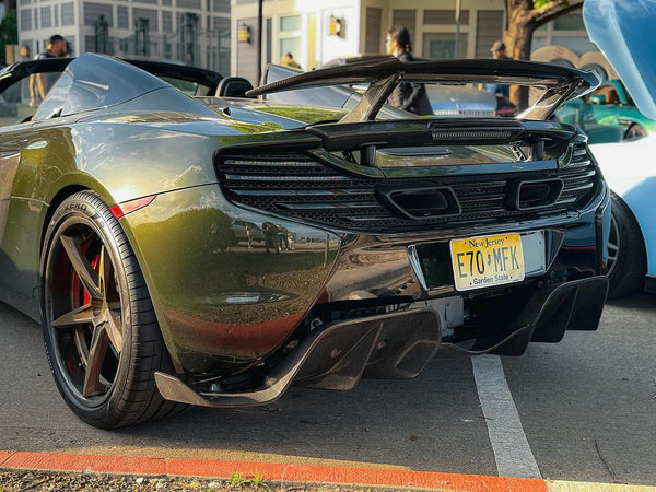 McLaren 650S MP4-12C 2012-2016 with CMST Tuning's Aftermarket Parts - Rear Wing Carbon Fiber / FRP. A complete transformation of style and performance.