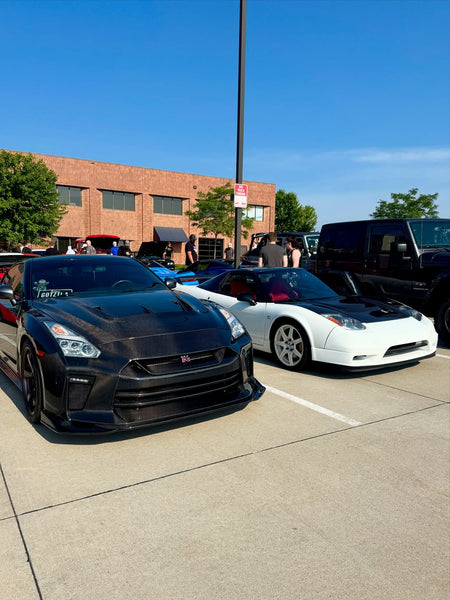 Aero Republic Double-sided Carbon Fiber Hood Bonnet CBA DBA LBV2 Style for GTR R35 2008-2016 - Performance SpeedShop