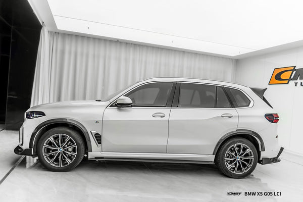 BMW X5 G05 LCI 2024-ON with CMST Tuning's Aftermarket Parts - Pre-preg Carbon Fiber Side Skirts