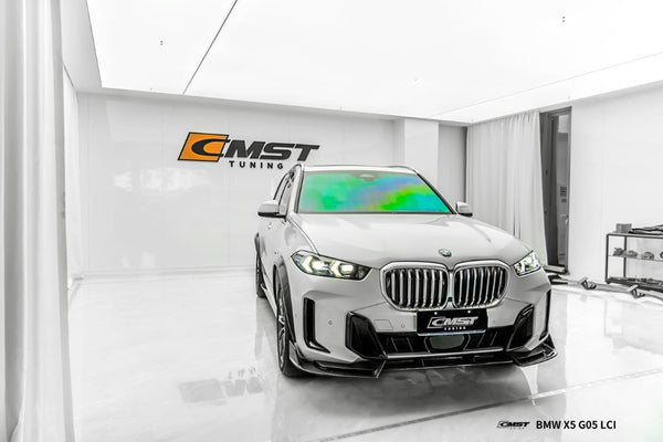 BMW X5 G05 LCI 2024-ON with CMST Tuning's Aftermarket Parts - Pre-preg Carbon Fiber Front Lip