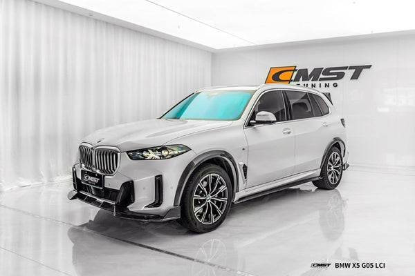 BMW X5 G05 LCI 2024-ON with CMST Tuning's Aftermarket Parts - Pre-preg Carbon Fiber Front Lip