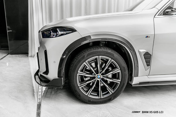 BMW X5 G05 LCI 2024-ON with CMST Tuning's Aftermarket Parts - Pre-preg Carbon Fiber Fenders & Wheel Arches