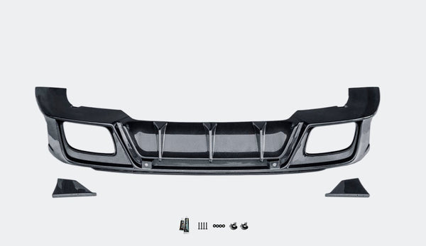 Porsche Panamera 976 Base 4 4S E-Hybird GTS Turbo 2024 with Aftermarket Parts - Front Lip FRP / Pre-preg Carbon Fiber from CMST Tuning
