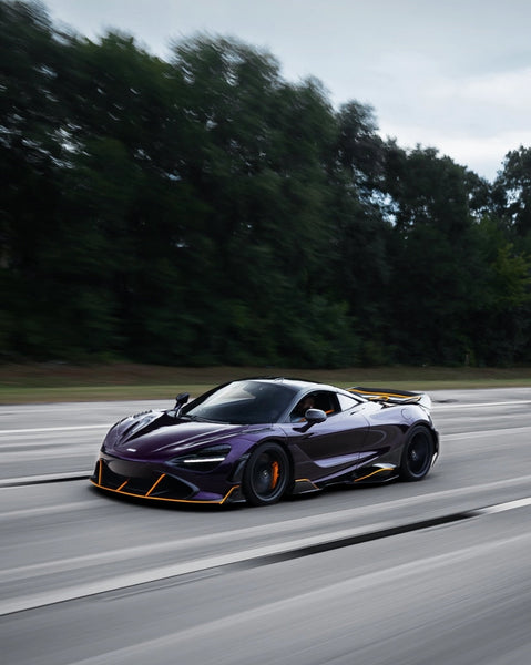 McLaren 720s 2018 2019 2020 2021 2022 2023 & 765LT 2021 2022 & 750s 2024 with Aftermarket Parts - 765lt Conversion Side Skirts Carbon Fiber / FRP from CMST Tuning