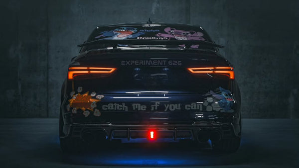 Audi RS3 S3 A3 8V/8V.5 2014 2015 2016 2017 2018 2019 2020 with Aftermarket Parts - Rear Diffuser Carbon Fiber from CMST Tuning