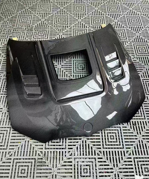 BMW 3 Series M340i 330i G20 G21 2019-ON with Aftermarket Parts - Hood Bonnet Carbon Fiber / FRP from CMST Tuning