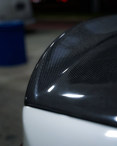 BMW 4 Series 428/430/435/440 F32 2014 2015 2016 2017 2018 2019 2020 & M4 F82 Coupe 2014 2015 2016 2017 2018 2019 2020 with Aftermarket Parts - Ducktail Style Trunk Carbon Fiber from CMST Tuning