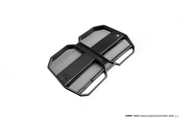 BMW 4 Series M440 430 G22 G23 2020-ON & 4 Series M440 430 G26 2020-ON with Aftermarket Parts - HORIZON Front Bumper & Gill Carbon Fiber / FRP from CMST Tuning