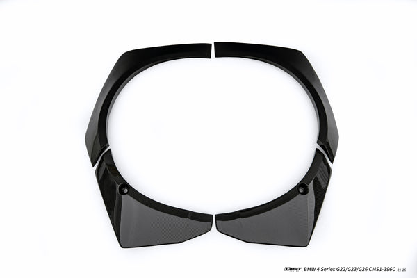 BMW 4 Series M440 430 G22 G23 2020-ON with Aftermarket Parts - HORIZON Front Fender Flares Wheel Arches Dry Pre-preg Carbon Fiber / FRP from CMST Tuning