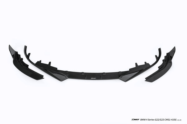 BMW 4 Series M440 430 G22 G23 2020-ON with CMST Tuning's Aftermarket Parts - Front Lip Dry Pre-preg Carbon Fiber / FRP. A complete transformation of style and performance.
