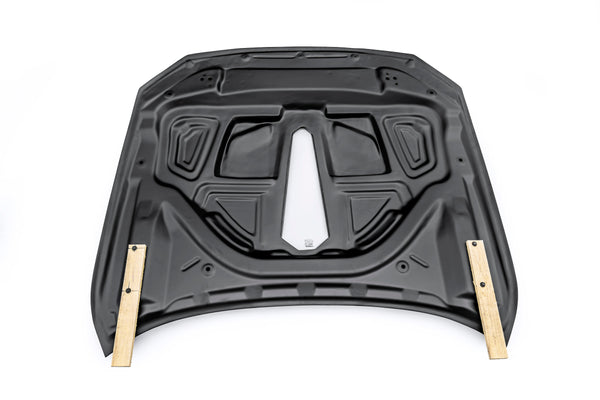 BMW 4 Series M440 430 G22 G23 2020-ON & 4 Series M440 430 G26 2020-ON with Aftermarket Parts - HORIZON V4 Tempered Glass Clearview Hood Carbon Fiber / FRP from CMST Tuning