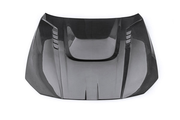 BMW 4 Series M440 430 G22 G23 2020-ON & 4 Series M440 430 G26 2020-ON with Aftermarket Parts - V1 Hood Dry Pre-preg Carbon Fiber / FRP from CMST Tuning