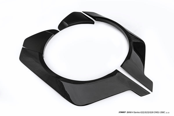 BMW 4 Series M440 430 G22 G23 2020-ON with Aftermarket Parts - HORIZON Rear Quarter Panel Fender Flares Wheel Arches Dry Pre-preg Carbon Fiber / FRP from CMST Tuning