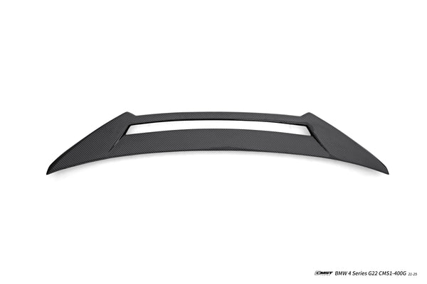 BMW 4 Series M440 430 G22 2020-ON & M4 G82 2020-ON with Aftermarket Parts - HORIZON Rear Spoiler Dry Pre-preg Carbon Fiber / FRP from CMST Tuning
