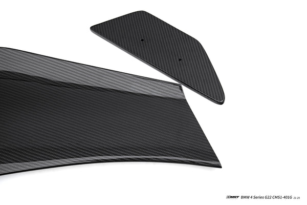 BMW 4 Series M440 430 G22 2020-ON & M4 G82 2020-ON with Aftermarket Parts - HORIZON Rear Spoiler Wing Dry Pre-preg Carbon Fiber / FRP from CMST Tuning