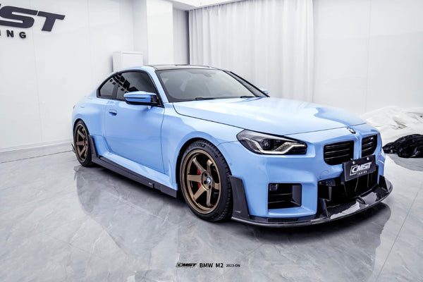 BMW M2 / M2C G87 2023-ON with Aftermarket Parts - Carbon Fiber Front Lip from CMST Tuning