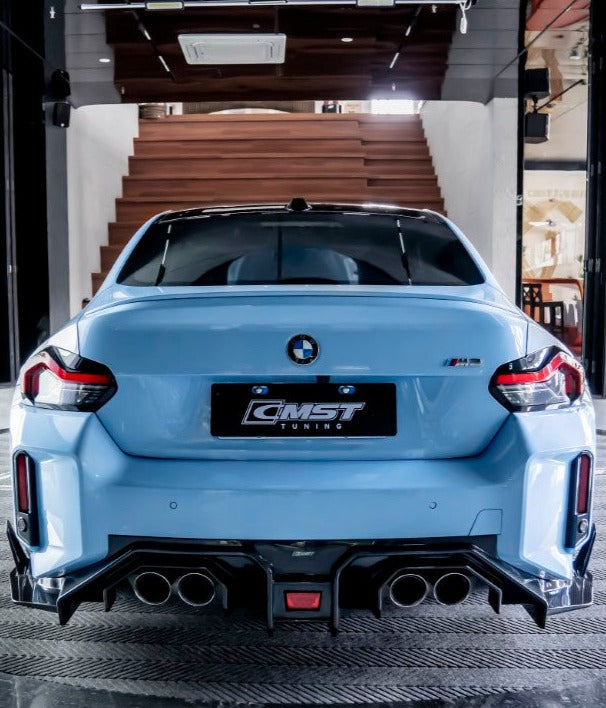 BMW M2 / M2C G87 2023-ON with Aftermarket Parts - Carbon Fiber Rear Diffuser from CMST Tuning