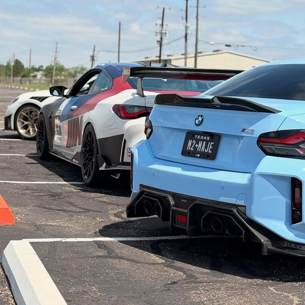 BMW M2 / M2C G87 2023 2024 with Aftermarket Parts - Rear Diffuser Carbon Fiber from CMST Tuning