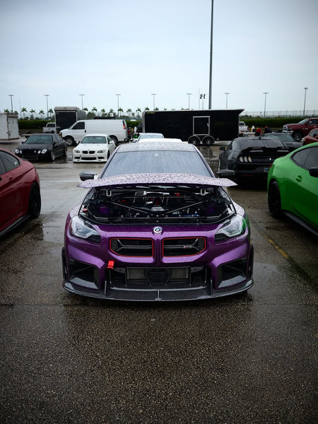 BMW M2 / M2C G87 2023 2024 with Aftermarket Parts - Front Lip Carbon Fiber from CMST Tuning