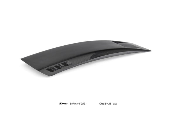 BMW M3CS M3C M3 G80 G81 2021-ON & M4CS M4C M4 G82 G83 2021-ON with Aftermarket Parts - Roof Scoop Dry Pre-preg Carbon Fiber / FRP from CMST Tuning