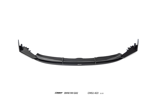 BMW M3CS M3C M3 G80 G81 2021-ON & M4CS M4C M4 G82 G83 2021-ON with Aftermarket Parts - V2 Style Front Lip Dry Pre-preg Carbon Fiber / FRP from CMST Tuning