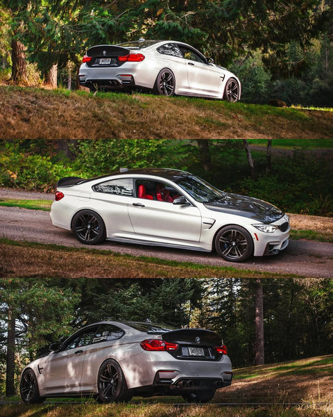 BMW M3/M3C F80 F81 2014 2015 2016 2017 2018 & M4/M4C F82 F83 2014 2015 2016 2017 2018 2019 2020 with Aftermarket Parts - GTS Hood Bonnet Carbon Fiber/FRP from CMST Tuning