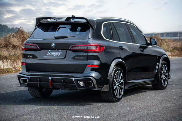 BMW X5 G05 LCI 2024-ON with Aftermarket Parts - Rear Diffuser Pre-preg Carbon Fiber from CMST Tuning
