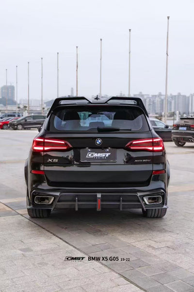 BMW X5 G05 LCI 2024-ON with Aftermarket Parts - Rear Diffuser Pre-preg Carbon Fiber from CMST Tuning