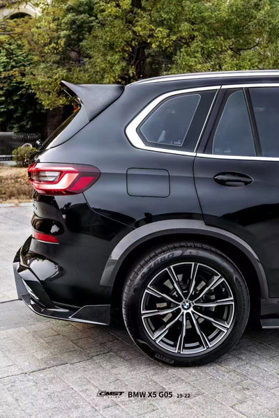 BMW X5 G05 LCI 2024-ON with Aftermarket Parts - Roof Spoiler Pre-preg Carbon Fiber from CMST Tuning