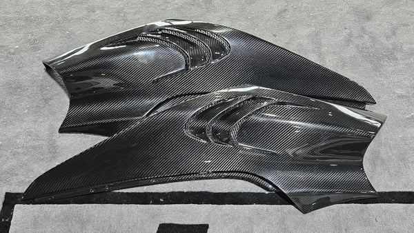 CMST Tuning Front Fenders for McLaren 720S & 750S & 765LT Dry Pre-preg Carbon Fiber / FRP