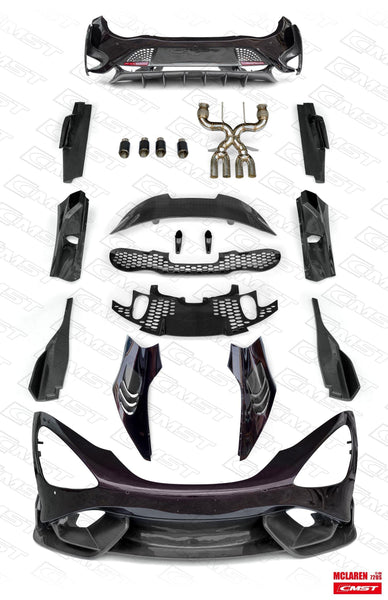 CMST Tuning Carbon Fiber Conversion Full Body Kit for McLaren 720S to 765LT - aftermarket parts - performance speedshop