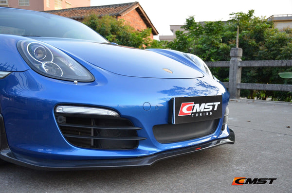 Porsche 2012-2015 Cayman/Boxster 981 Carbon Fiber Lip Splitter