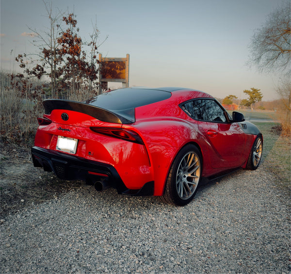CMST Tuning Carbon Fiber Low Drag Ducktail Rear Spoiler for Toyota GR Supra A90 A91 2020 2021 2022 2023 2024 2025