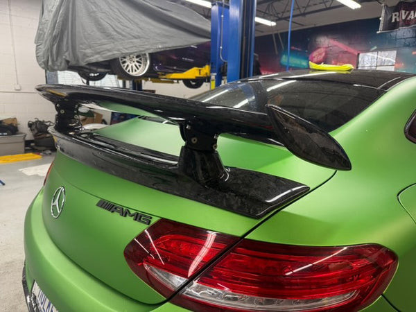 CMST Tuning GTR Style Spoiler Wing for Mercedes-Benz C63s C63 C43 C400 C300 W205 Carbon Fiber/FRP