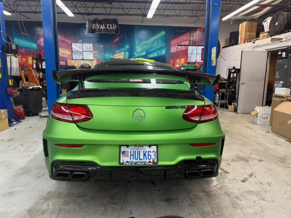 CMST Tuning GTR Style Spoiler Wing for Mercedes-Benz C63s C63 C43 C400 C300 W205 Carbon Fiber/FRP