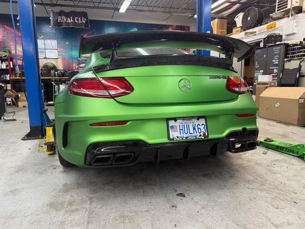 CMST Tuning GTR Style Spoiler Wing for Mercedes-Benz C63s C63 C43 C400 C300 W205 Carbon Fiber/FRP