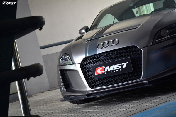 Audi TT TTS TTRS MK2 8J 8.5J 2007-2015 with CMST Tuning's Aftermarket Parts - FRP or Carbon Fiber Front Bumper & Front Lip