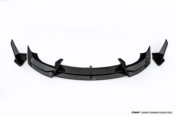 Dodge Charger & 2015 Scat Pack & 2016 Scat Pack, Hellcat & 2017 R/T, Daytona, Scat Pack, Hellcat & 2018 GT, R/T, Daytona, Scat Pack, Hellcat & 2019 GT, R/T, Scat Pack, Hellcat & 2020 GT, R/T, Scat Pack, Hellcat & 2021 GT, R/T, Scat Pack & 2022 GT, R/T, Scat Pack Non-widebody & 2023 GT, R/T, Scat Pack Non-widebody with Aftermarket Parts - SRT Style Front Lip Carbon Fiber / FRP from CMST Tuning