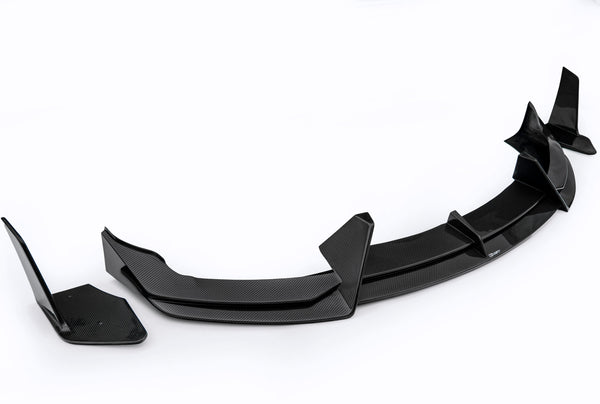 Dodge Charger & 2015 Scat Pack & 2016 Scat Pack, Hellcat & 2017 R/T, Daytona, Scat Pack, Hellcat & 2018 GT, R/T, Daytona, Scat Pack, Hellcat & 2019 GT, R/T, Scat Pack, Hellcat & 2020 GT, R/T, Scat Pack, Hellcat & 2021 GT, R/T, Scat Pack & 2022 GT, R/T, Scat Pack Non-widebody & 2023 GT, R/T, Scat Pack Non-widebody with Aftermarket Parts - SRT Style Front Lip Carbon Fiber / FRP from CMST Tuning