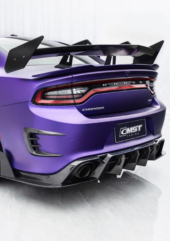 Dodge Charger 2015-2023 Aftermarket Parts - GT FRP & Carbon Fiber Rear Wing from CMST Tuning