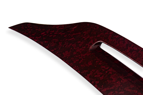 Ferrari F8 Tributo F8 Spider 2020 2021 2022 2023 with Aftermarket Parts - Rear Spoiler Dry Pre-preg Carbon Fiber / FRP from CMST Tuning