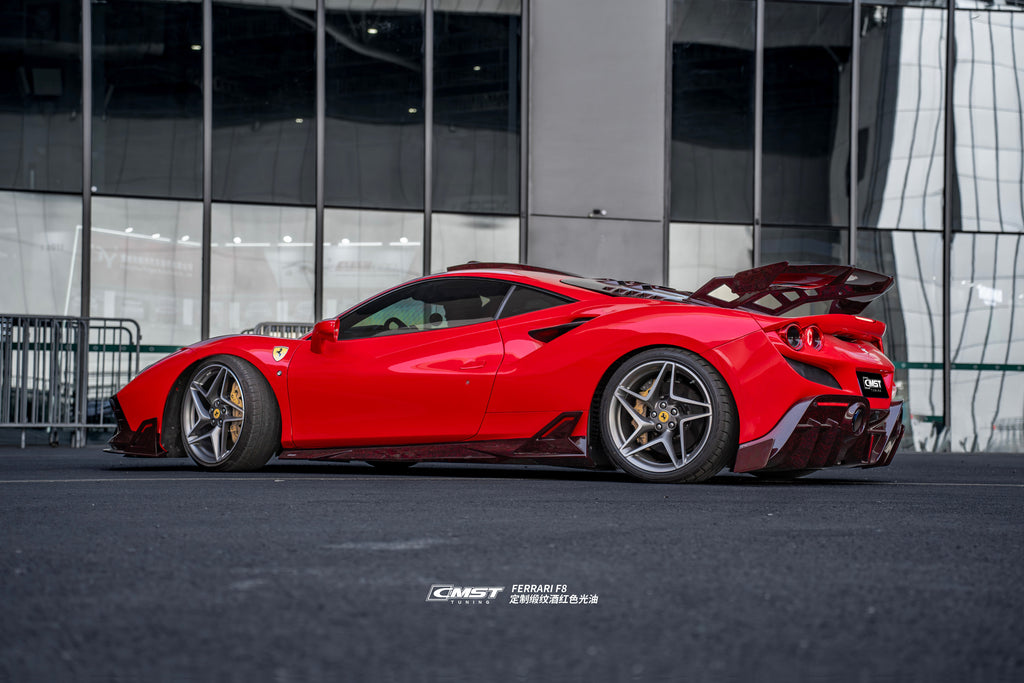 F8 Wing Ferrari F8 Tributo & Spider Aftermarket Parts - CMST Tuning Rear Wing ...