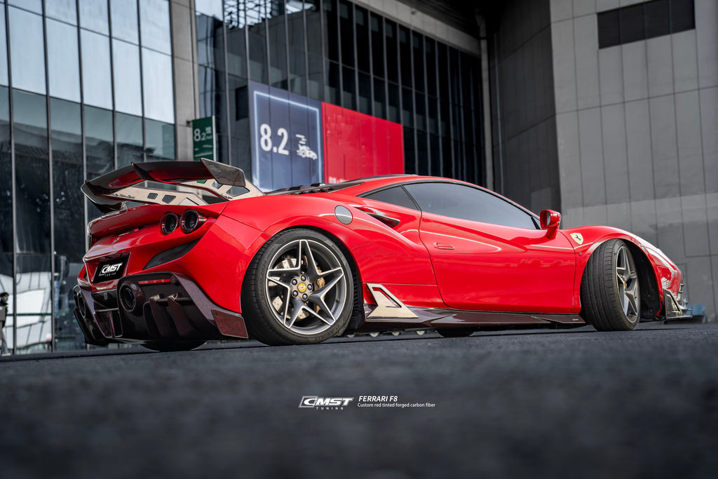 F8 Wing Ferrari F8 Tributo & Spider Aftermarket Parts - CMST Tuning Rear Wing ...
