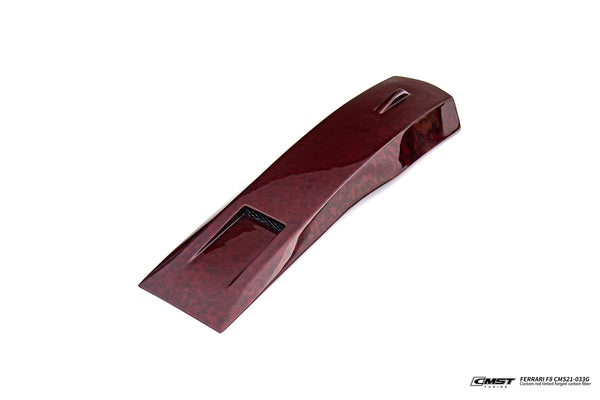 Ferrari F8 Tributo & Spider 2020 2021 2022 2023 with Aftermarket Parts - Roof Scoop Dry Pre-preg Carbon Fiber / FRP from CMST Tuning